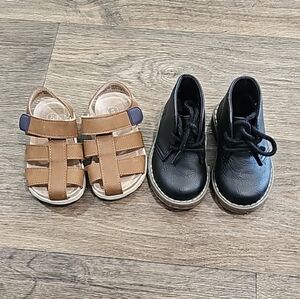Cat & Jack And The Childrens Place Bundle Of Toddler Shoes Size 5